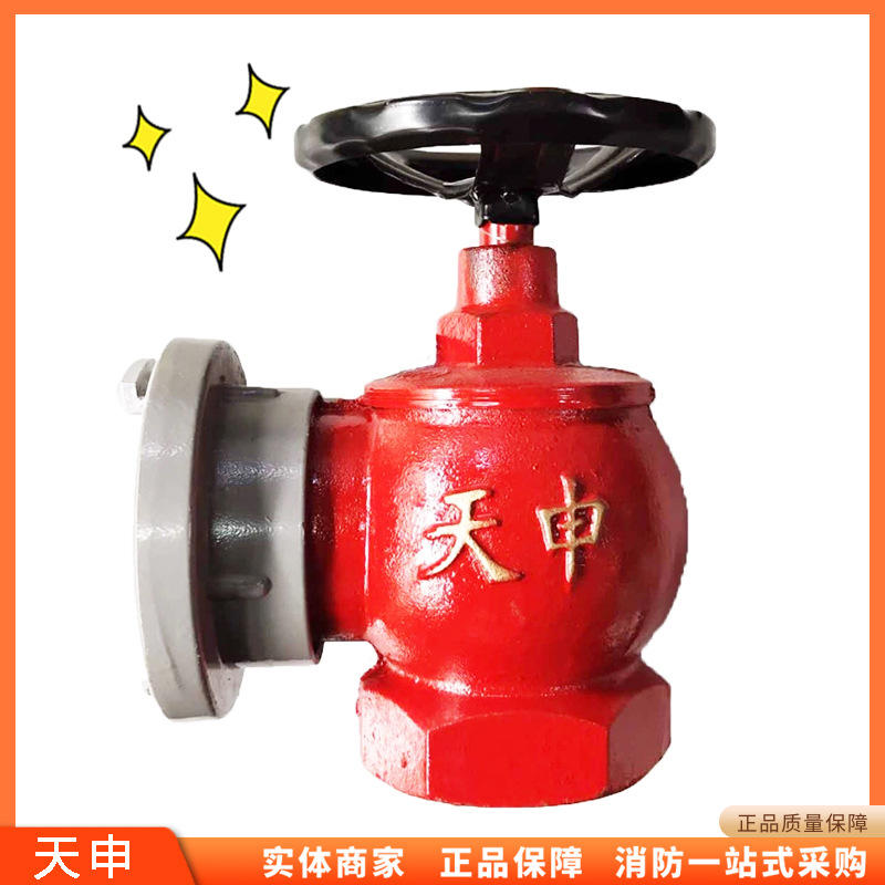 天航消防栓消防箱配套内牙三铜栓头dn65/snw65减压稳压室内消火栓