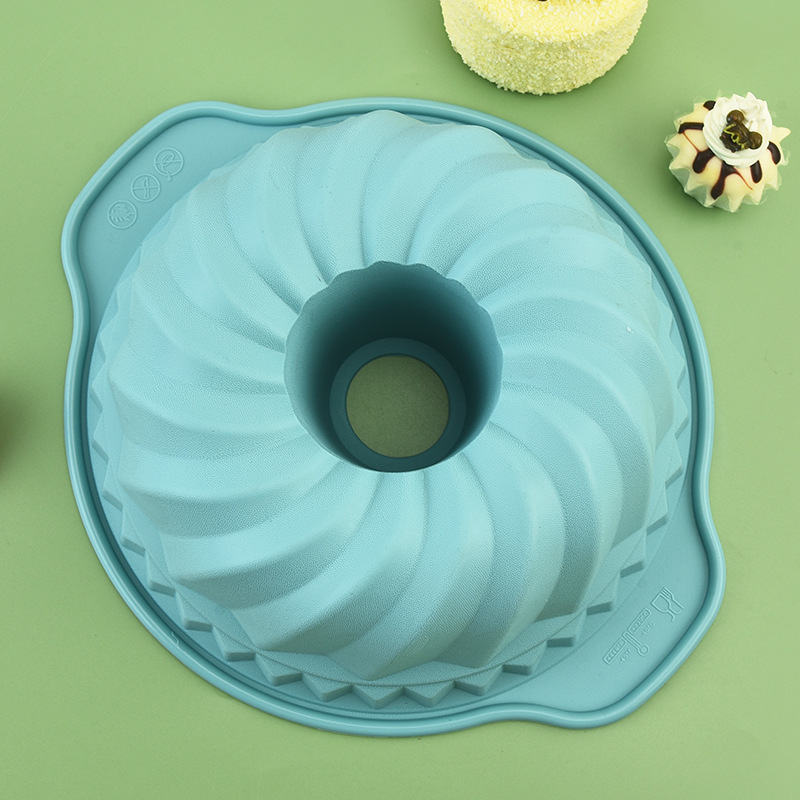 Spot Silicone Cake Mold Qi Feng Cake Mold Household Easily Removable Mold round Cake Mousse Mold Baking Tool