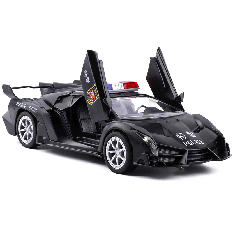 【散】蒂雅多1:32合金车110警车 公安汽车模型 儿童玩具车 679s