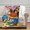 Pikachu double-deck Sherpa Blanket customized printing thickening Plush blanket Customized source Cross border factory