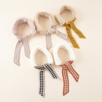 宝宝围巾冬季保暖可爱男童秋冬女童毛绒针织儿童围脖韩版冬天小孩