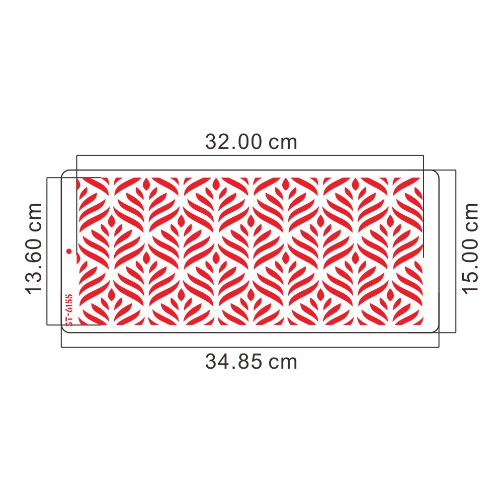 Wheat Printing Template Cake Spray Mold Bread Powdered Sugar Filter Cake Edge Mold Cross-Border Cake Stencil