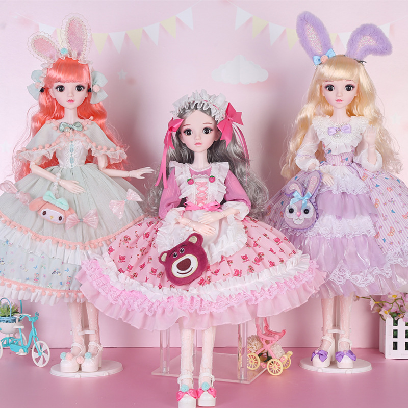 正版缪莉60cm精品公主娃娃音乐洋娃娃玩具女孩生日礼物-阿里巴巴