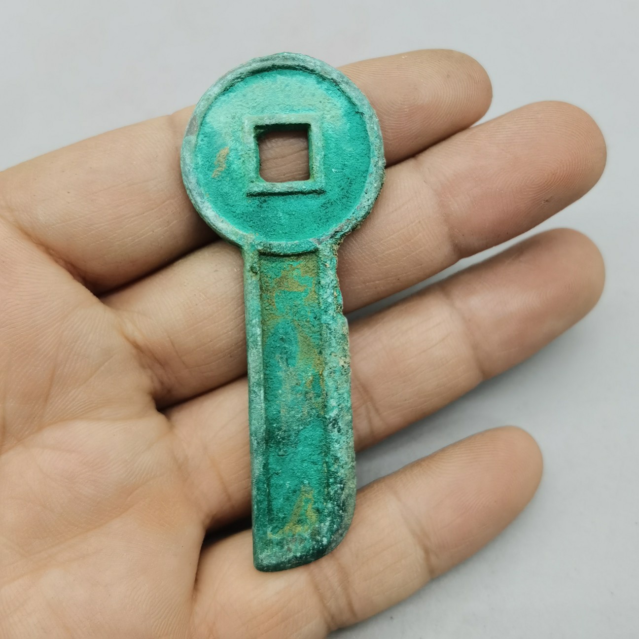 古币契刀五千五百一刀平五千五百王莽新莽钱币包浆浑厚古玩收藏品