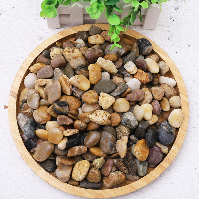 地暖豆石滤料石水洗石耐高温汗蒸鹅卵石鱼缸垫底盆栽铺面小石子