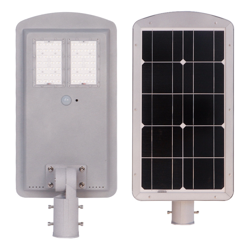 Cross-Border Outdoor Led Courtyard Street Lamp 20w30w Induction Intelligent New Countryside Integrated Solar Street Lamp Manufacturer