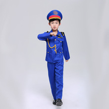 幼儿园小学生升旗手服装演出服装儿童班夏季仪仗服升仪式