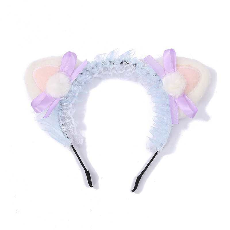 Japanese and Korean-Style Two-Dimensional Cosplay Headband Lolita Cat Ears Hair Accessories Role-Playing Cute Maid Headband