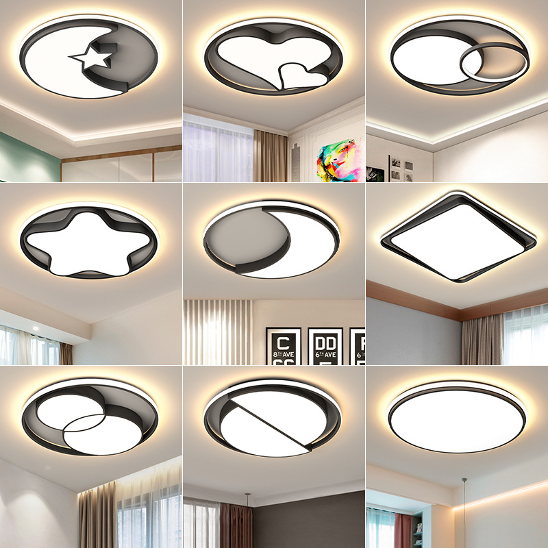 卧室灯简约现代2021新款led吸顶灯北欧创意家用轻奢餐厅书房灯具