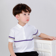 2023夏季韩版新款男童短袖 中大童棉质polo短袖衫儿童翻领上衣T恤