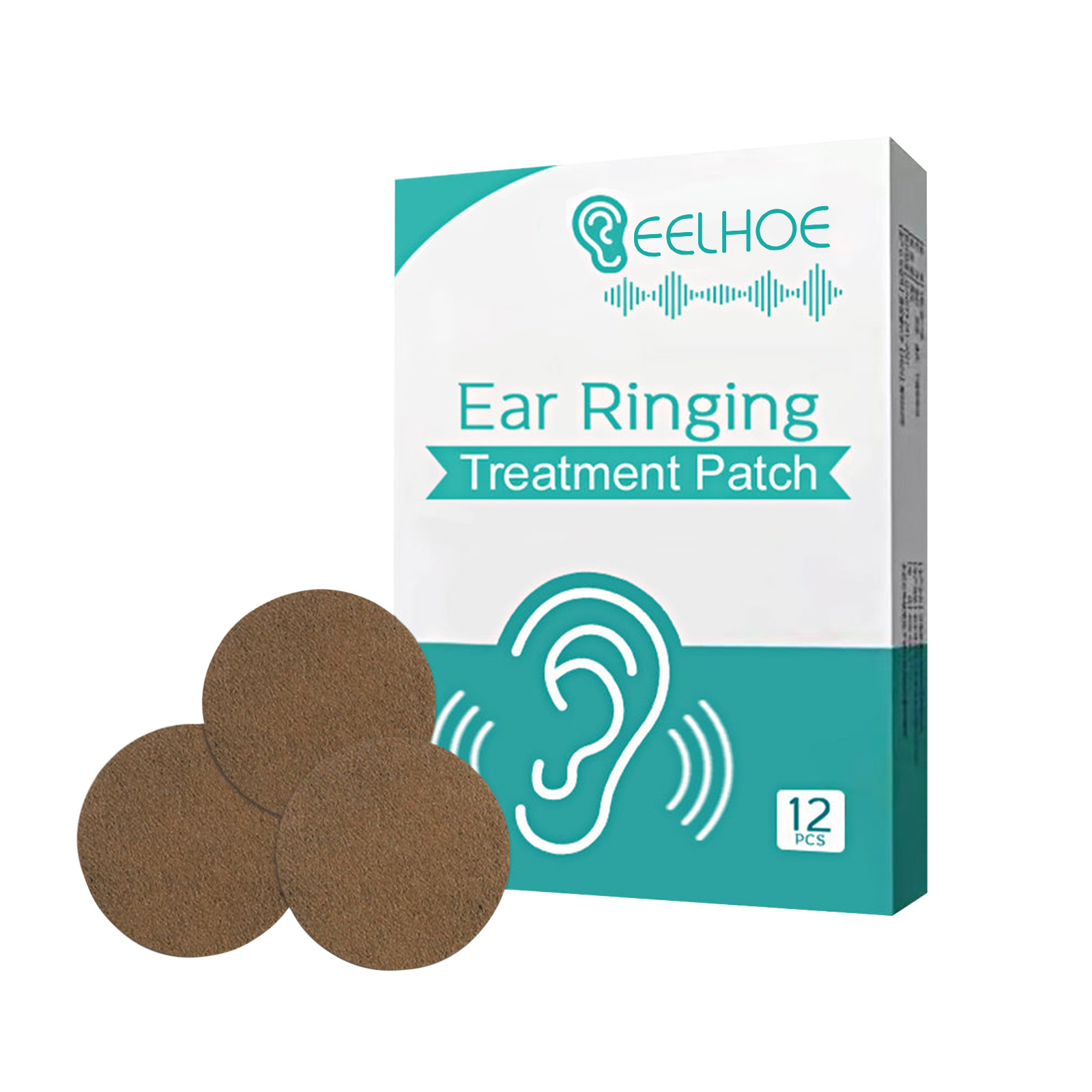 Eelhoe Tinnitus Patch Relieve Ear Discomfort Hearing Ear Rehabilitation Patch Relieve Head Care Acupunture Sticker