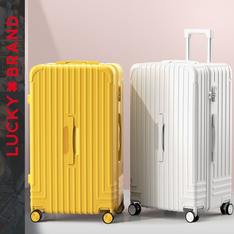 美国luckybrand超大容量行李箱密码箱男女静音轮拉杆箱拉链旅奥跃