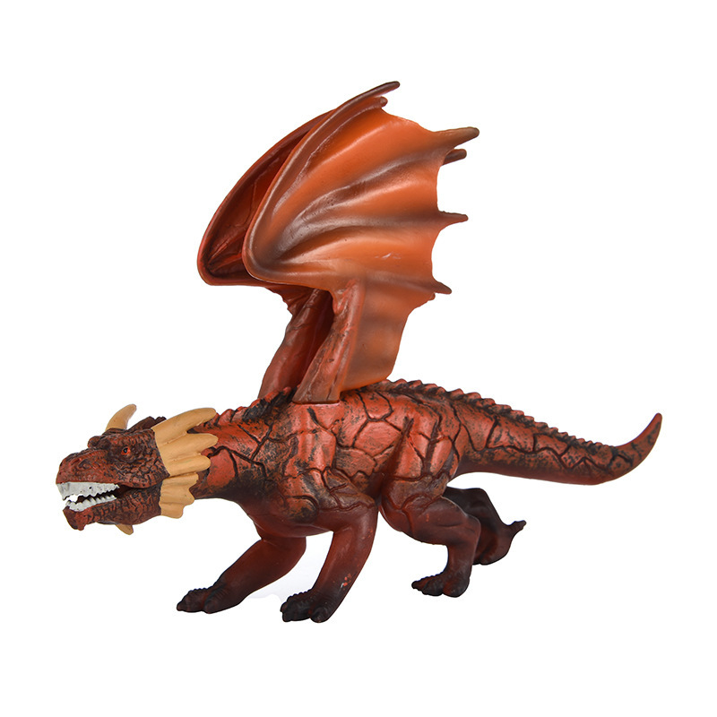 外贸新品 仿真魔兽龙 魔龙喷火龙实心魔法龙飞龙模型玩具地摊玩具