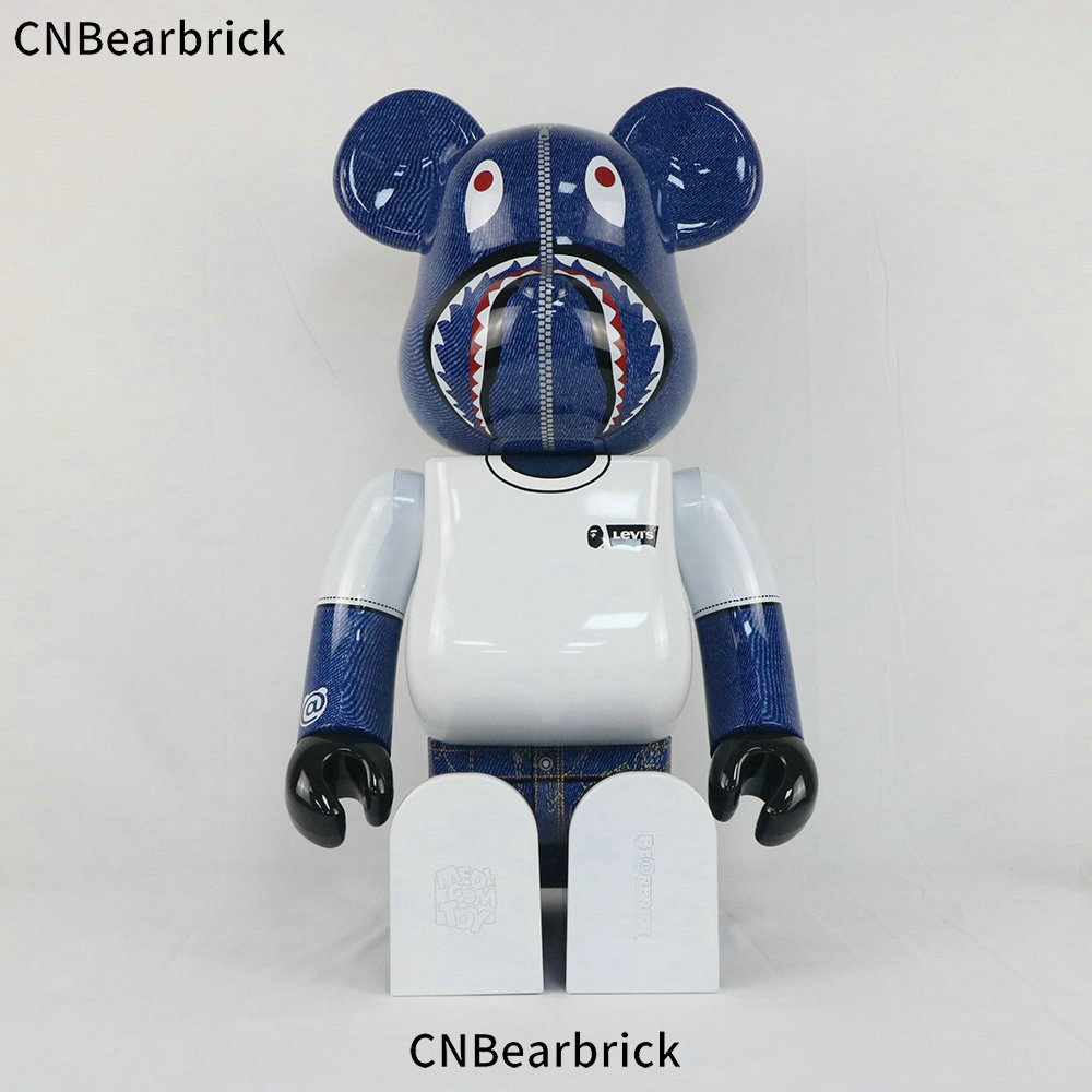 正确版bearbrick bape吉利服积木熊1000%潮玩公仔玩偶暴力熊摆件