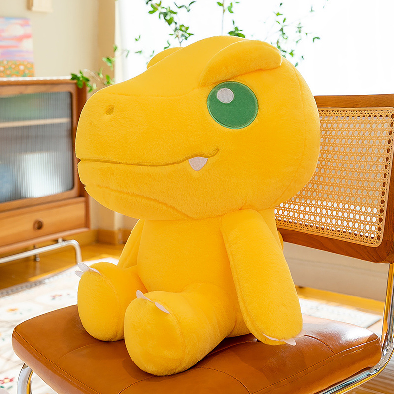 Cross-Border Agumon Dinosaur Digital Baby Doll Plush Toys Girl Children's Pillow Doll Ragdoll Gift