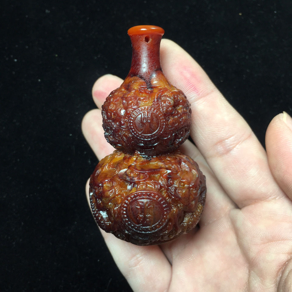 龙涎香葫芦 雕工精细 多种款式任意挑选 龙涎香可利气