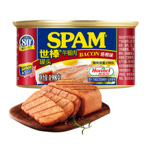 SPAM世棒午餐肉198g培根味罐头