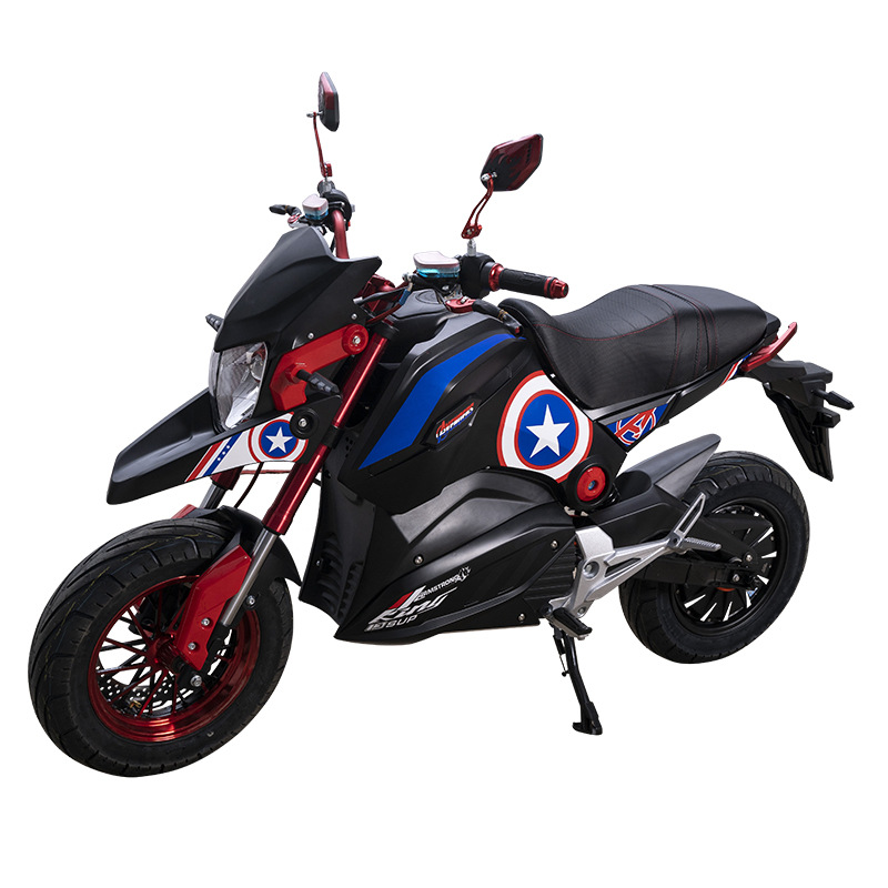 m5电摩12寸电猴子电摩电动摩托车电动车成人72v改装高速电瓶车