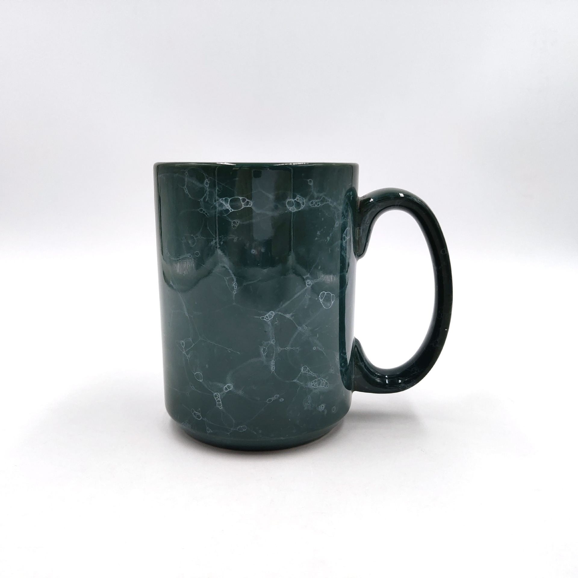 9成交0个外贸出口11oz陶瓷荧光杯创意个性马克杯礼品彩色低温釉印图印