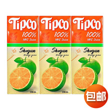 泰国进口Tipco泰宝NFC青橙汁200ml纯果汁儿童饮品果汁饮料