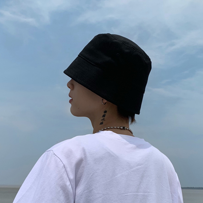 小边渔夫帽百搭休闲帽子头大适合的男士2021新款小帽檐盆帽潮秋款