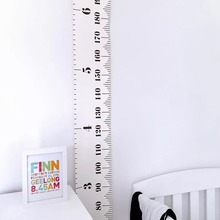 跨境身高尺 简约风儿童身高尺 幼儿园宝宝测量身高壁挂挂布