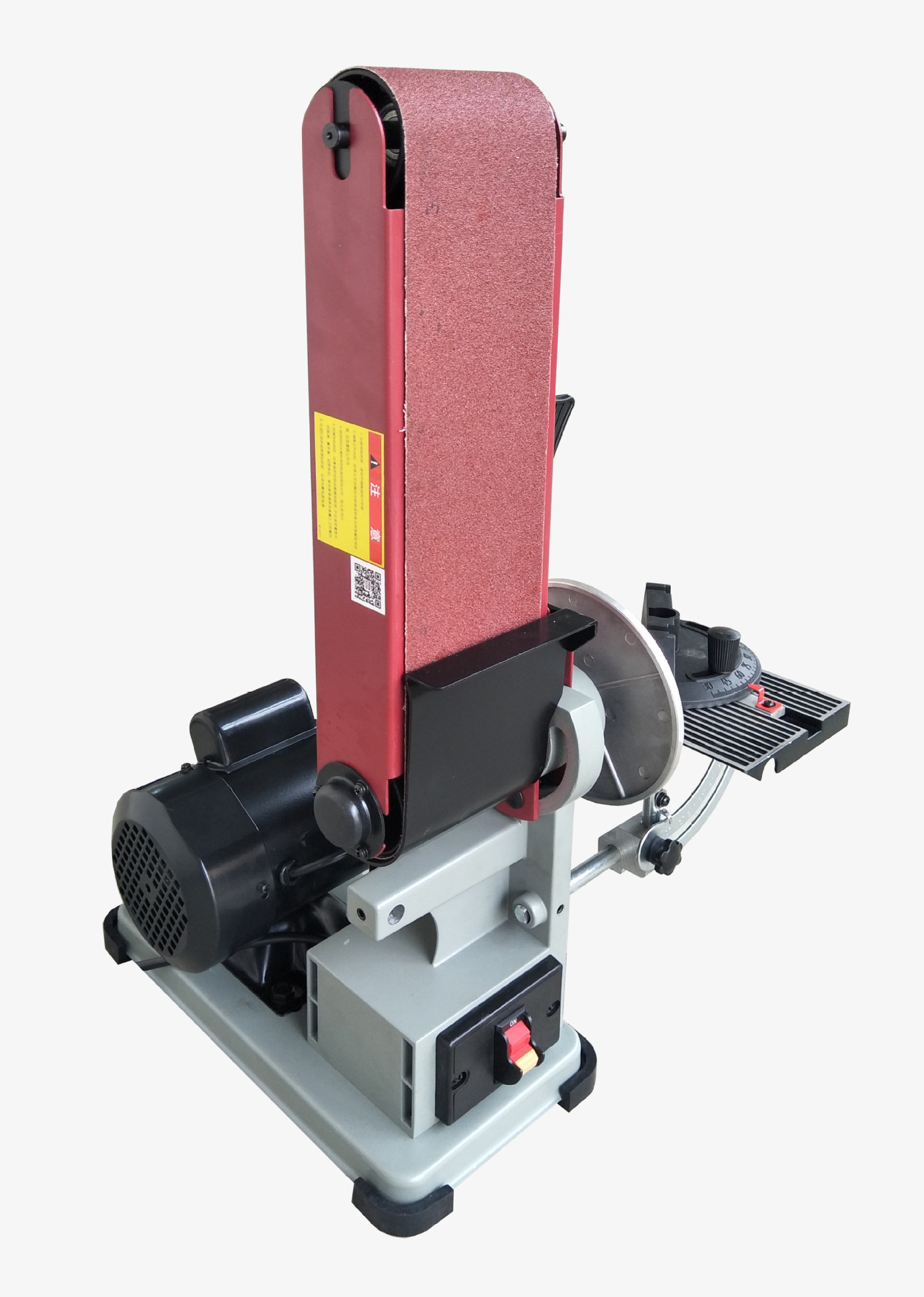 搏业:bd46砂带砂盘机平面台式多功能砂带机磨刀机抛光机砂盘机