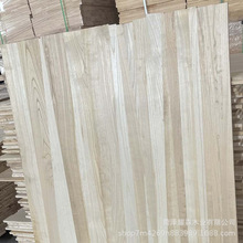 厂家直供白椿木原木板材 批发实木直拼板材 衣柜橱柜家具装修板材