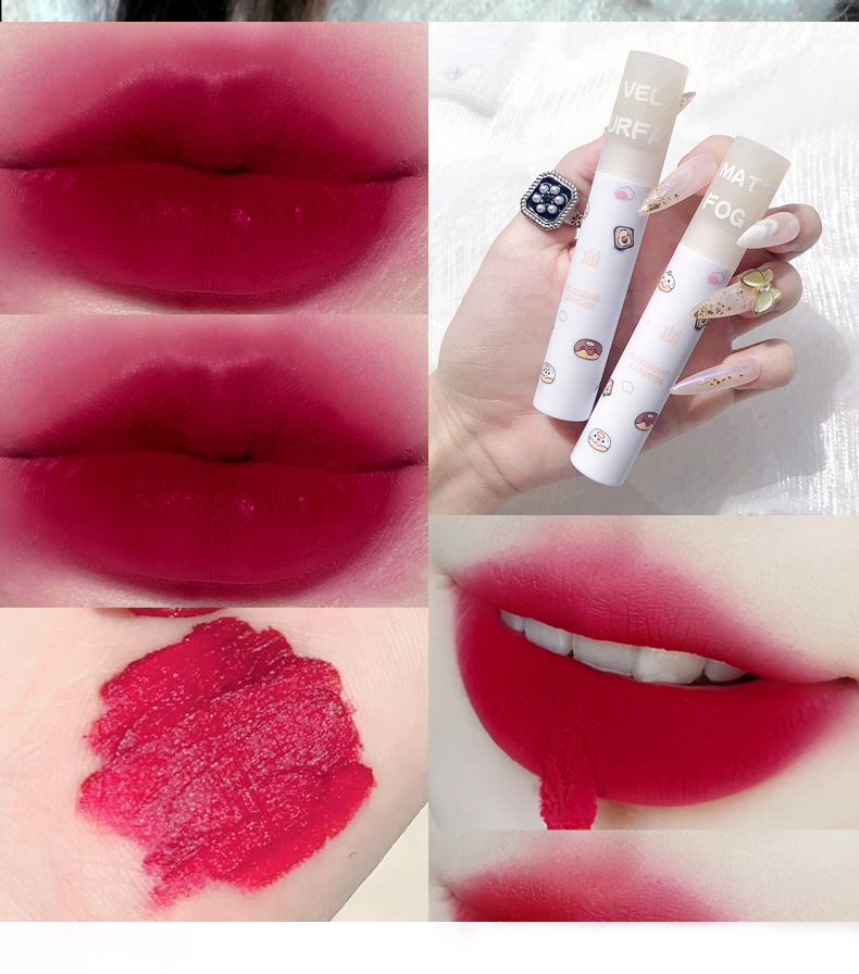 彩妆xixi哑光丝绒雾面唇泥 唇颊两用软糯丝滑不拔干不易掉色口红