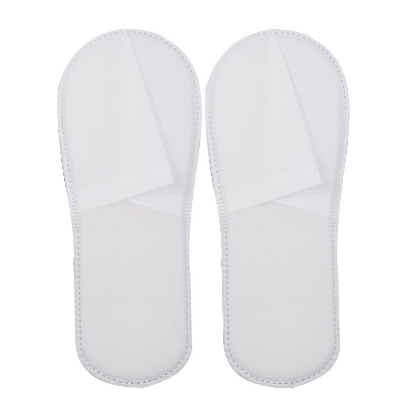 Hotel Non-Woven Fabric Plush Disposable Slippers Summer Home Hospitality Hotel B & B Printed Logo Factory Wholesale