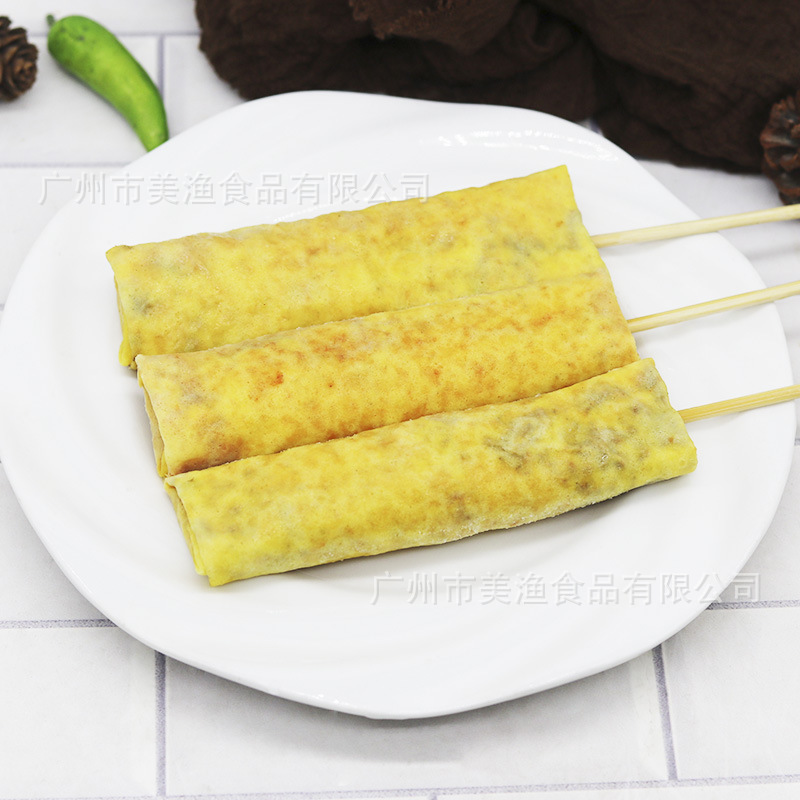 双贝鸡蛋肉卷串蛋卷串麻辣烫火锅半成品烧烤油炸 50g*20串*8包/件