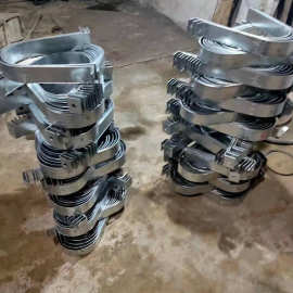 加厚半圆电力抱箍 桥墩标志牌抱箍 电线杆管箍管卡