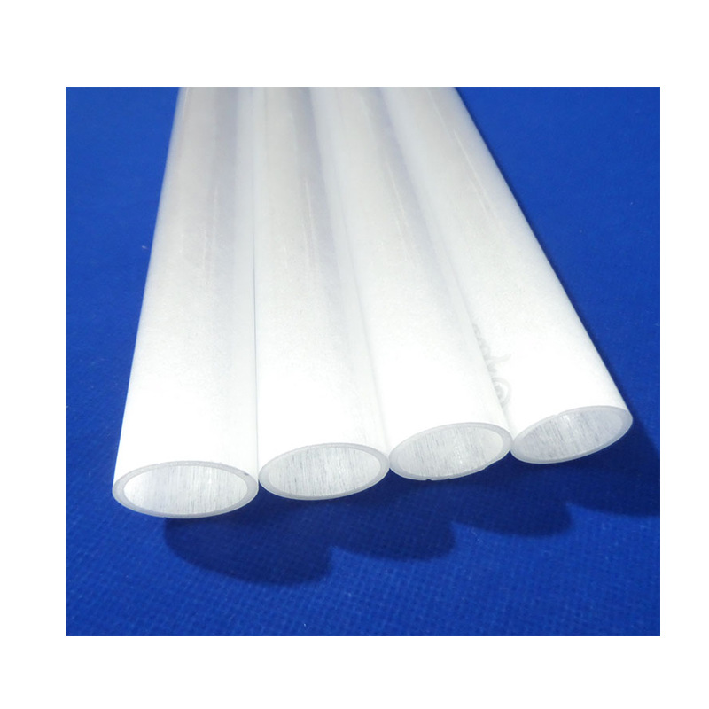 厂家定制乳白石英管石英玻璃管高纯石英棒光纤引导棒透明石英棒