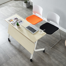 定制折叠条形培训桌创意组合移动带书架会议桌长条办公桌长桌