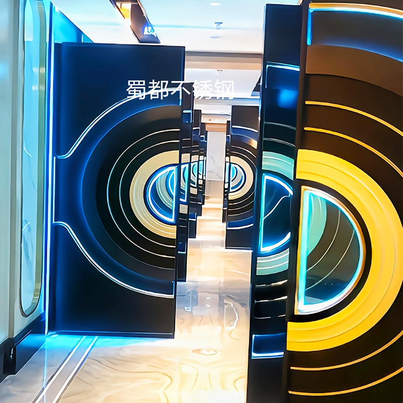 ktv酒吧隔音门专业包房不锈钢发光门会所包厢专用乙级防火门