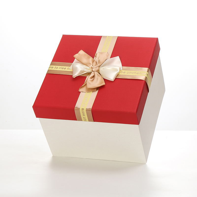 正方形礼品盒超大伴手礼礼物盒大号礼物包装盒生日送礼盒包装盒子
