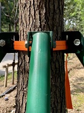 树木支撑架钢管固定器行道大树支撑杆乔木防风园林烤漆镀锌树支撑