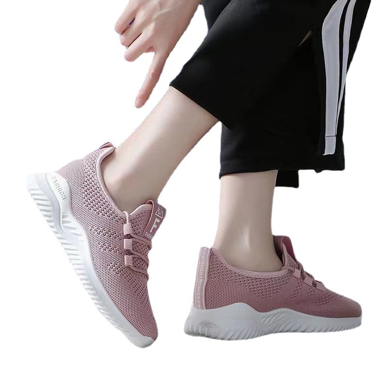 Sneaker Women's Spring and Autumn Leisure Lazy Shoes Low Top Canvas Middle-Aged and Elderly Pumps Daily Soft Bottom Mom Shoes