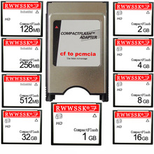 SLC compact flash cf card to pcmcia 128MB 256MB 512MB 1GB 2G