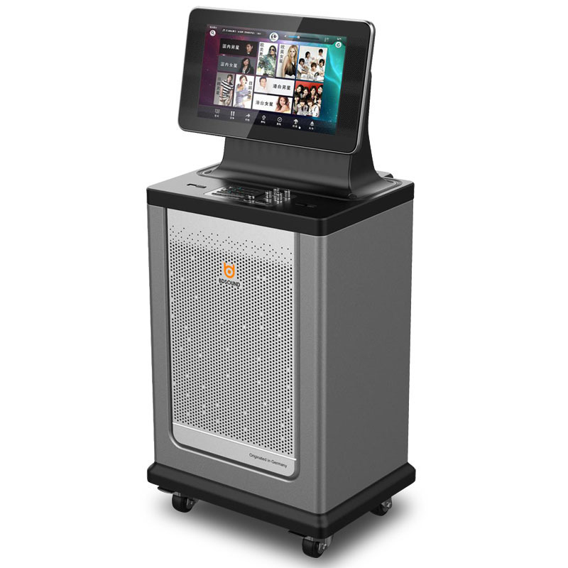 贝德广场舞音响带显示屏无线话筒拉杆户外音箱k歌蓝牙唱歌一体机