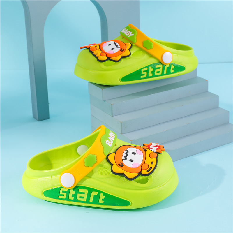 Shark Slippers Children's Indoor Non-Slip Silent Boys and Girls Summer Baby Home Bathroom Cute Head Cover Sandals