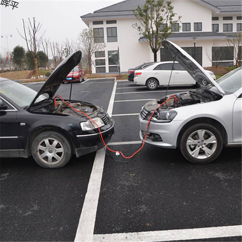 纯铜加粗汽车电瓶线过江龙搭火线帮电线货车打火v连接米接铁线点