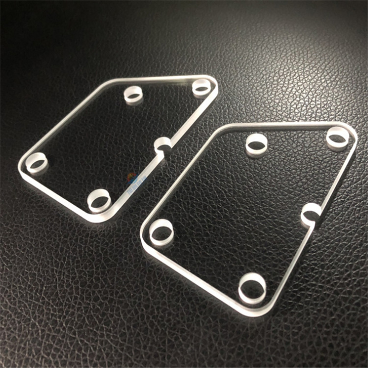 耐高温钢化玻璃 打孔异形玻璃深加工 超白玻璃面板 精雕抛光磨边