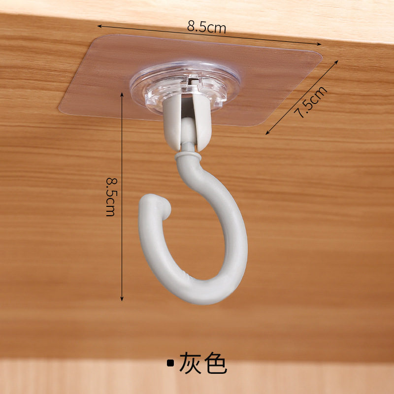 Ceiling Rotating Hook Ceiling Hook Special Punch-Free Seamless Roof Wall Ceiling Strong Hanging Door Sticky Hook