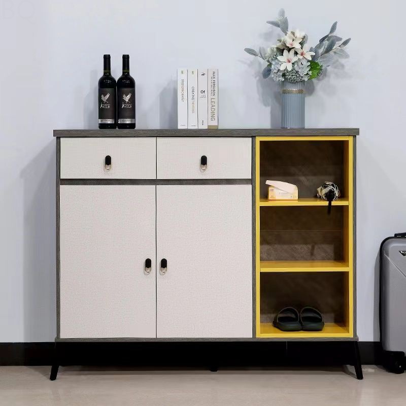 鞋柜家用门口大容量收纳一体简易多层门厅玄关储物柜阳台简约鞋