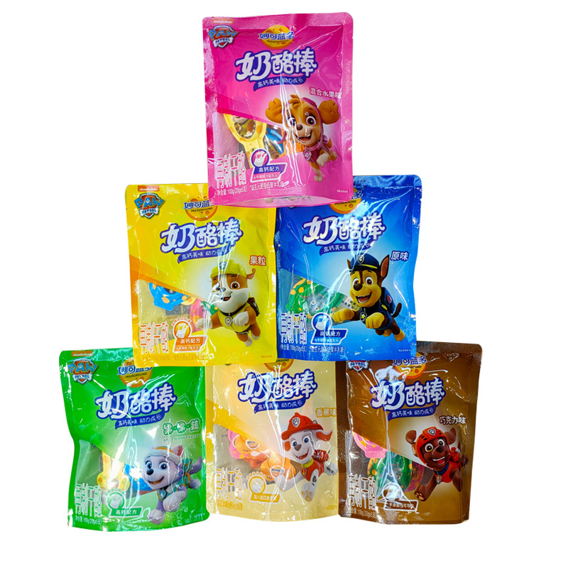 妙可蓝多奶酪棒100g5支每袋 奶酪棒 棒棒奶酪 儿童零食批发