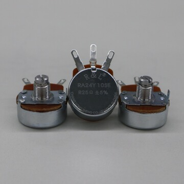 热销精密单圈线绕电位器 vr可调电位器功率电位器ra24y-10se-25Ω