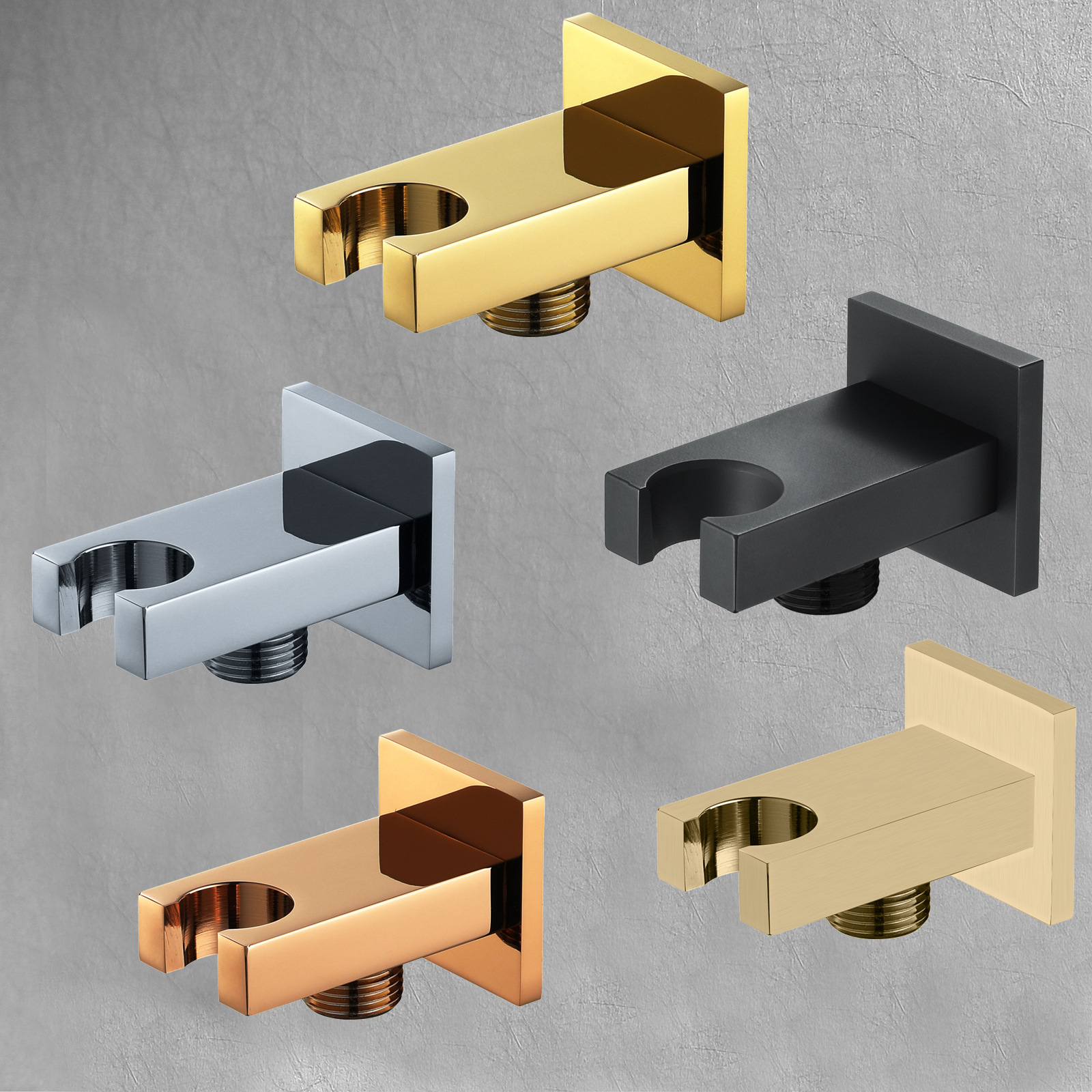 暗装旋转hideep进水口花洒座