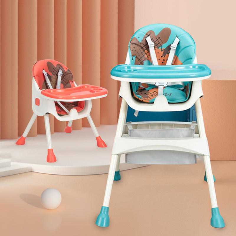 儿童吃饭座椅多功能宝宝餐椅便携式折叠婴儿餐桌椅高矮可调坐椅子