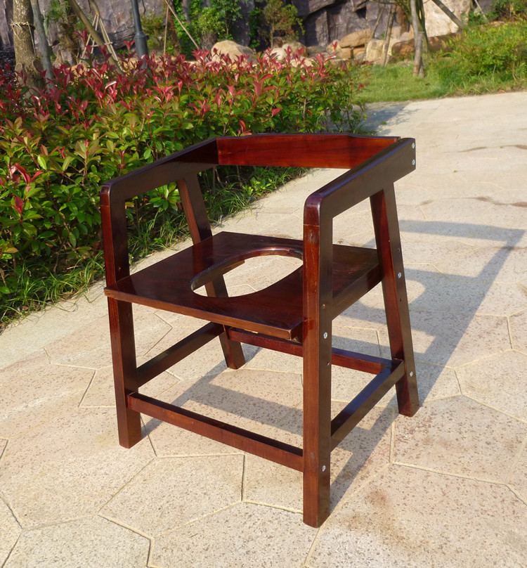 实木坐便椅老人厕便器孕妇方便椅移坐马桶扶手厕所椅大座椅动便凳